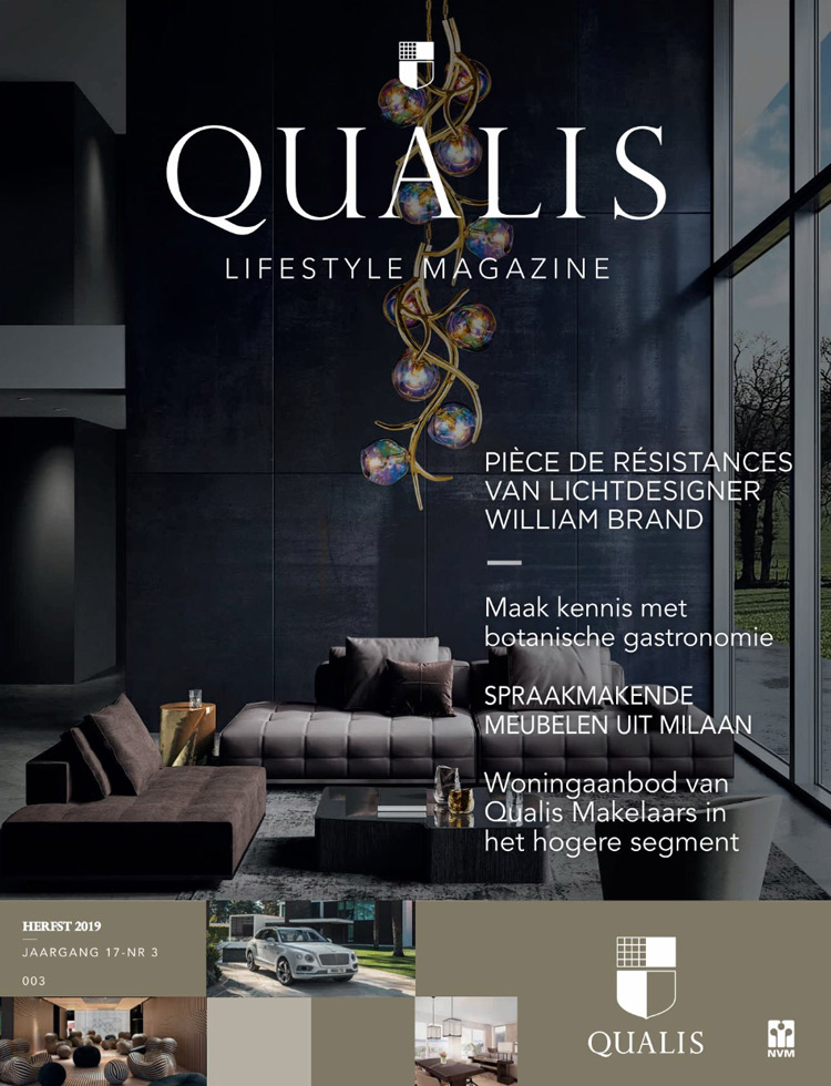 QUALIS MAGAZINE BRAND VAN EGMOND COVER