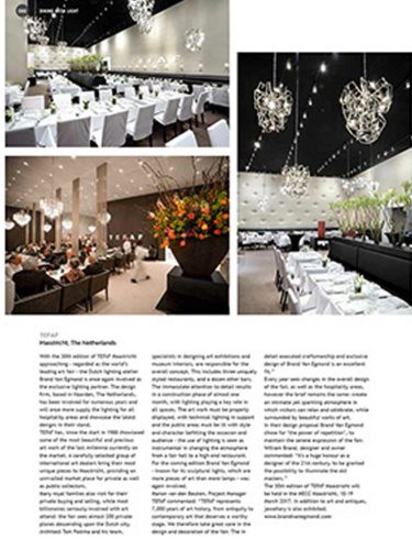 DARC MAGAZINE DECEMBER 2016 Article about HOLLYWOOD COLLECTION